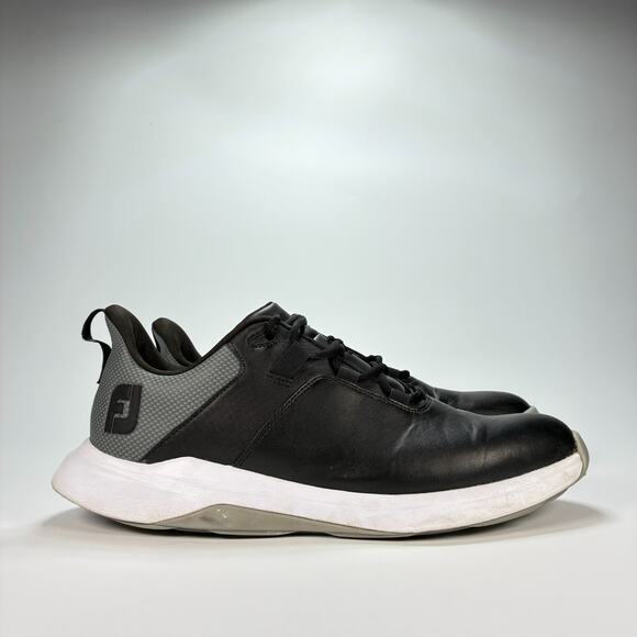 FootJoy ProLite Black Gray Lightweight Athletic Golf Shoes 56922 Mens Size 10.5M - Picture 1 of 11